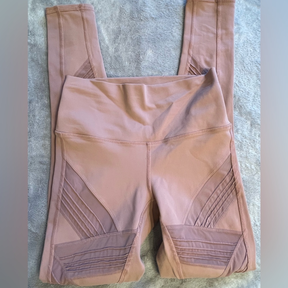 Alo Leggings Size S Dusty Rose Pink High Waist